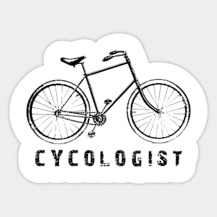 Cycologist T-Shirt Sticker